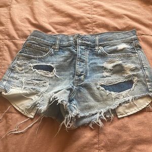High rise shorts